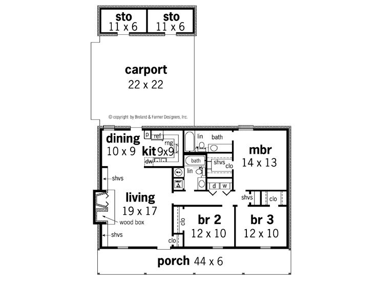Floor Plan, 021H-0029