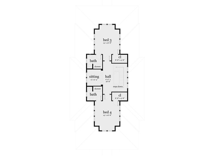 2nd Floor Plan, 052H-0111