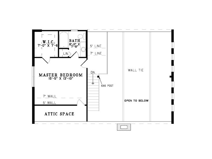 2nd Floor Plan, 025L-0023
