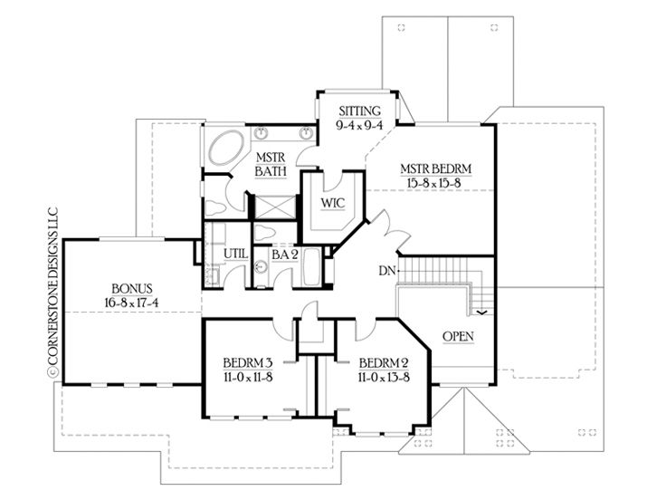 2nd Floor Plan, 035H-0010