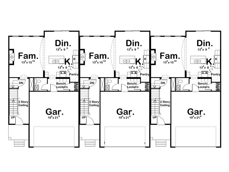 1st Floor Plan, 050M-0008