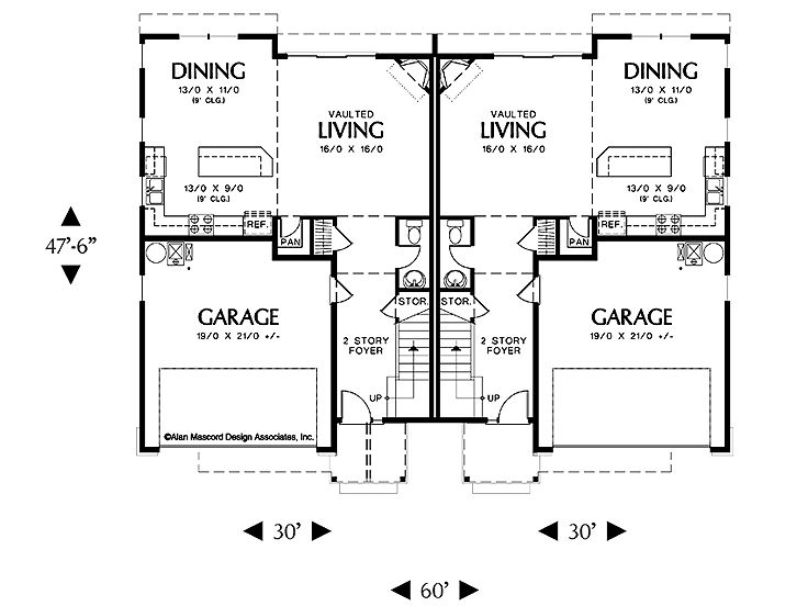 1st Floor Plan, 034M-0022