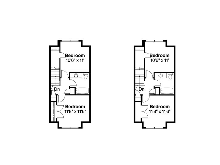 2nd Floor Plan, 051M-0005