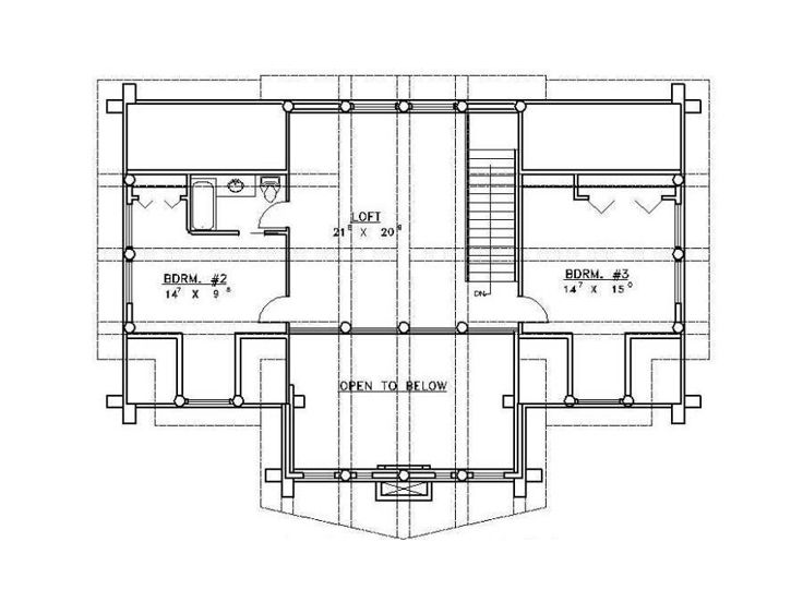 2nd Floor Plan, 012L-0001