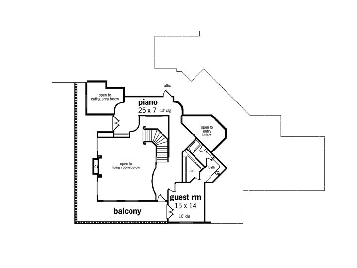 2nd Floor Plan, 021H-0193