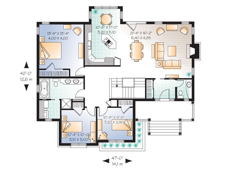 Floor Plan, 027H-0365