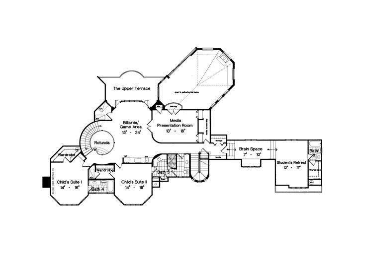 2nd Floor Plan, 043H-0236