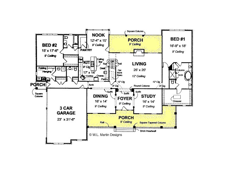 1st Floor Plan, 059H-0092