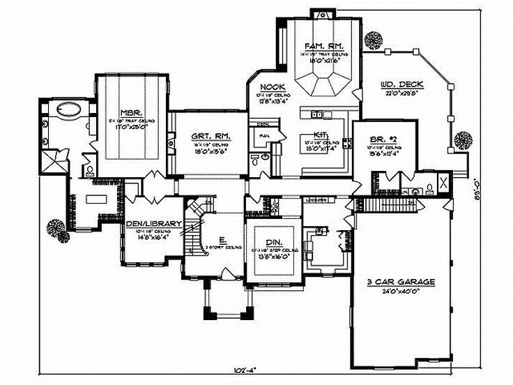 1st Floor Plan, 020H-0148