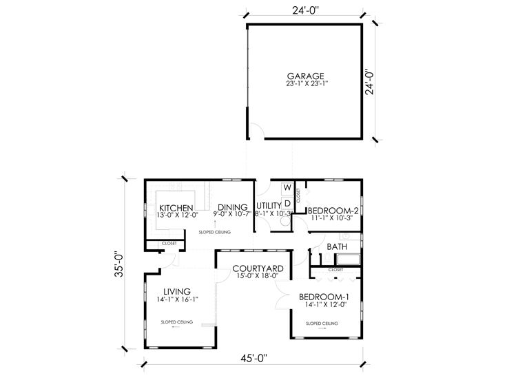 Floor Plan, 056H-0008