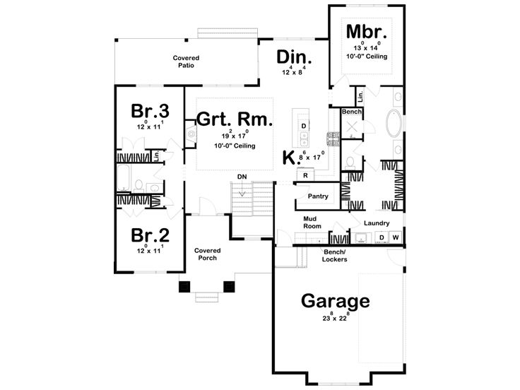 Floor Plan, 050H-0319