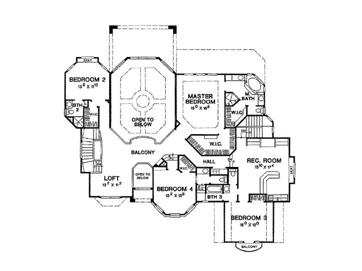 2nd Floor Plan, 036H-0086