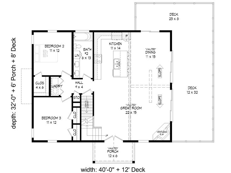 1st Floor Plan, 062H-0292