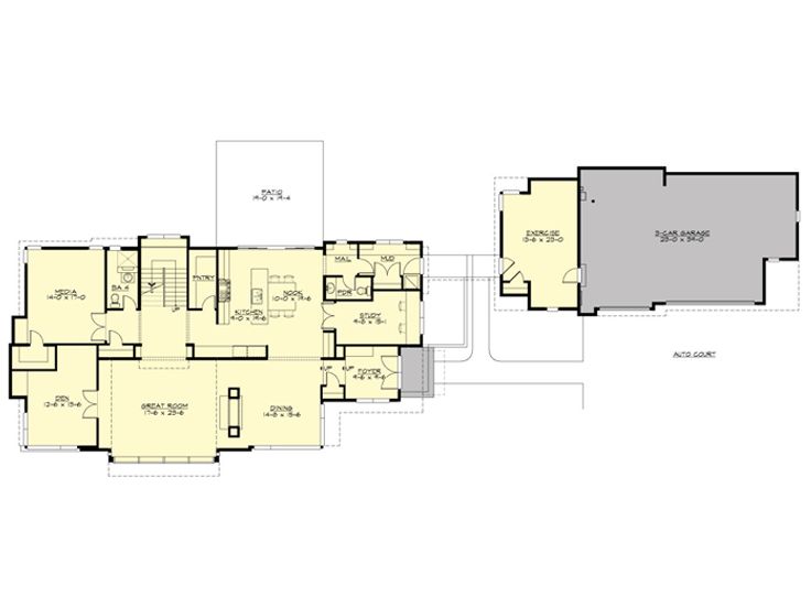 1st Floor Plan, 035H-0146