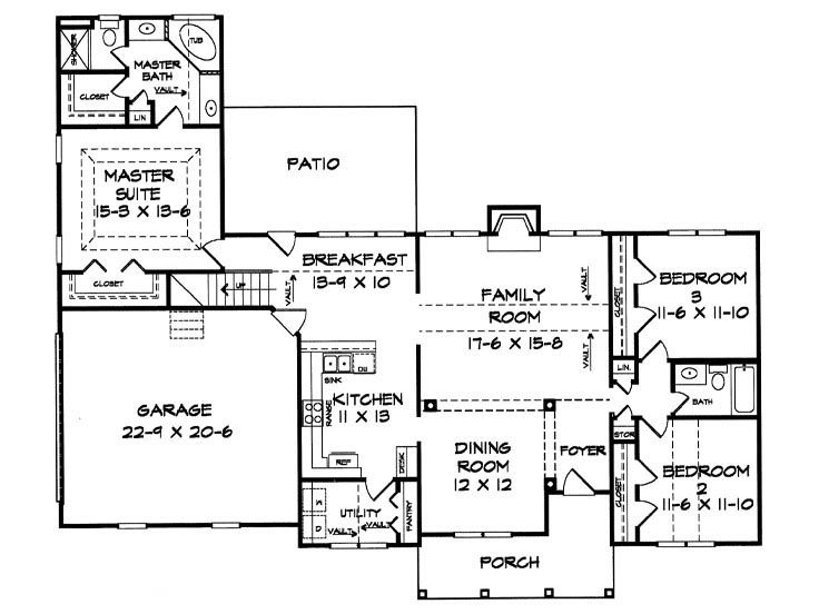 1st Floor Plan, 019H-0021