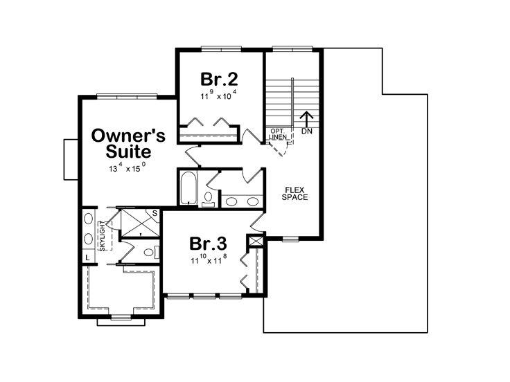 2nd Floor Plan, 031H-0281