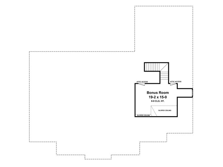 2nd Floor Plan, 001H-0201