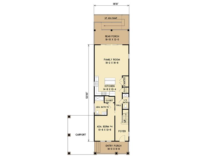 1st Floor Plan, 082H-0014