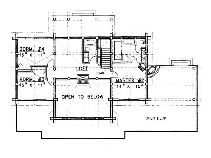 2nd Floor Plan, 012L-0025