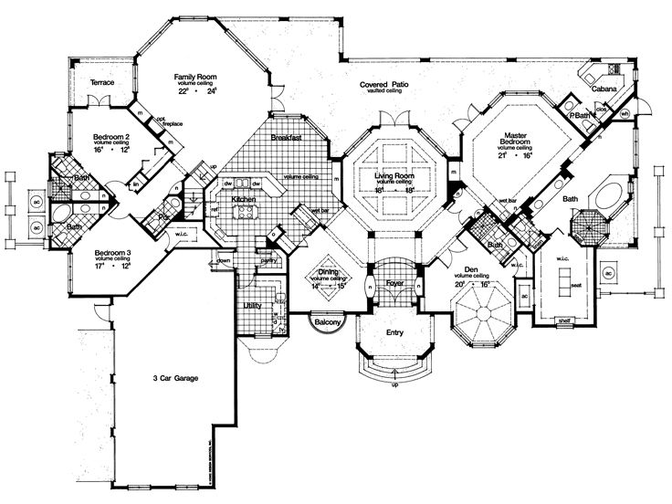 1st Floor Plan, 043H-0216