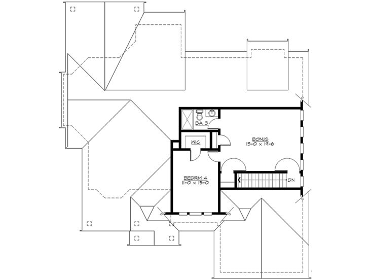 2nd Floor Plan, 035H-0107