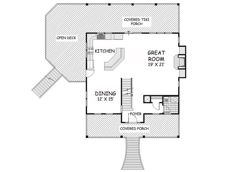 1st Floor Plan, 041H-0132