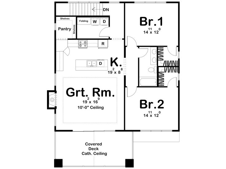 2nd Floor Plan, 050G-0212