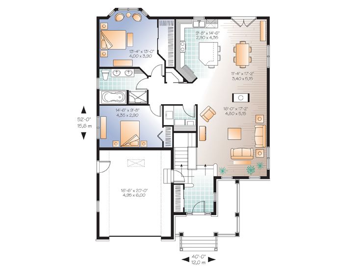 Floor Plan, 027H-0242