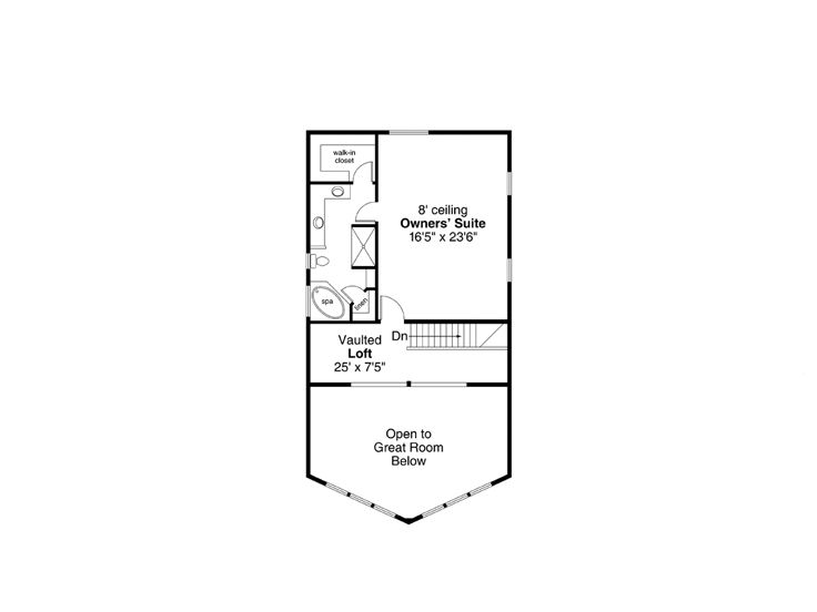 2nd Floor Plan, 051H-0357