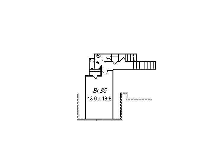 2nd Floor Plan, 061H-0119
