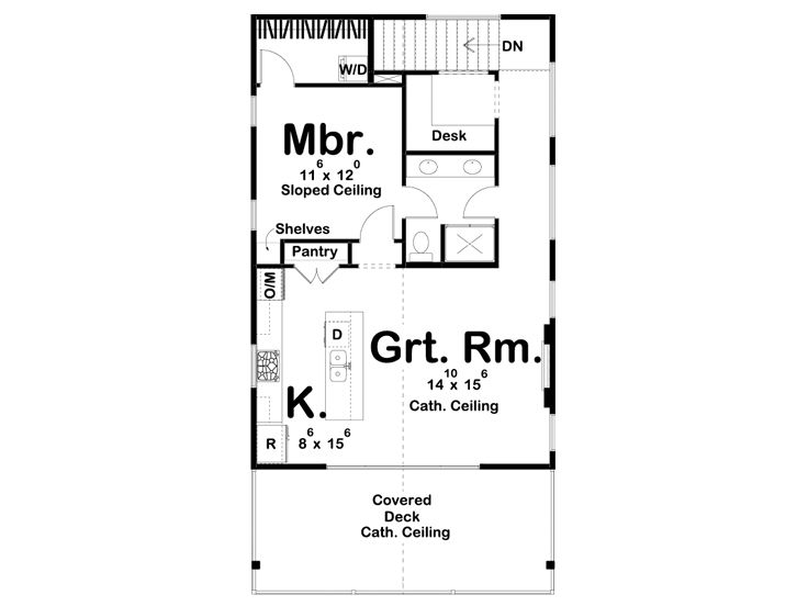 2nd Floor Plan, 050G-0108