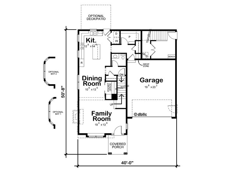 1st Floor Plan, 031H-0389