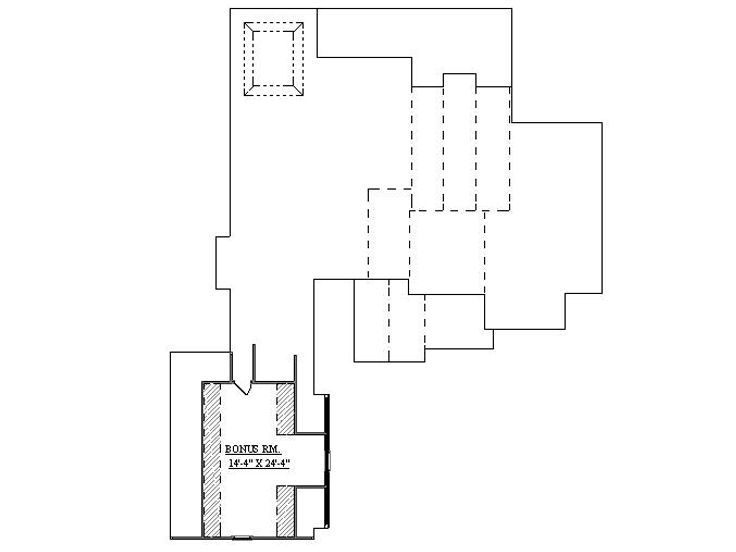 2nd Floor Plan, 080H-0007
