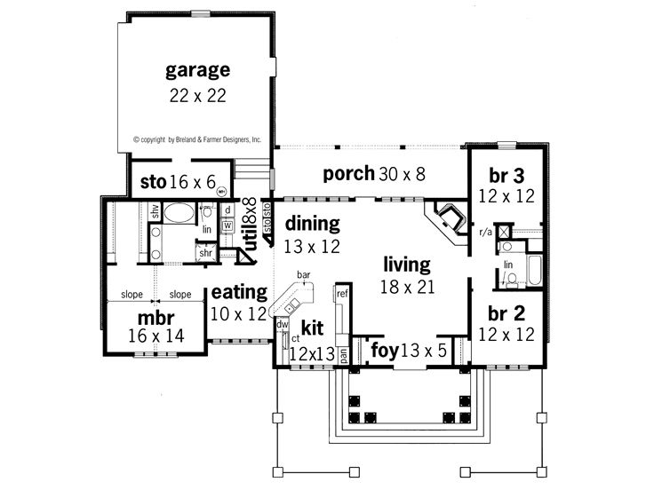 Floor Plan, 021H-0076