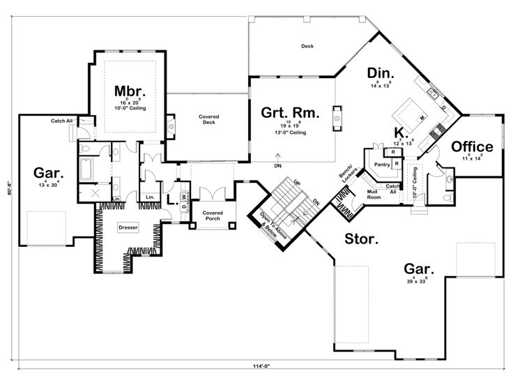 1st Floor Plan, 050H-0243