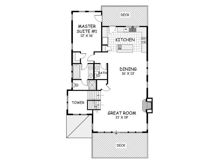 2nd Floor Plan, 041H-0143
