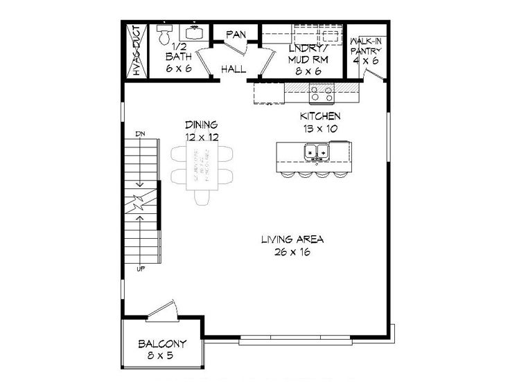1st Floor Plan, 062G-0140