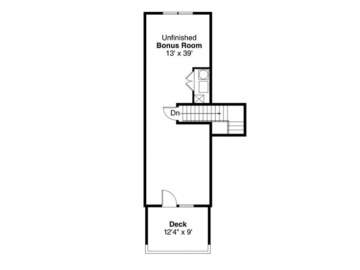 2nd Floor Plan, 051H-0273
