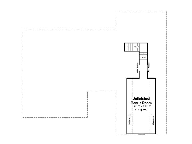 2nd Floor Plan, 001H-0170