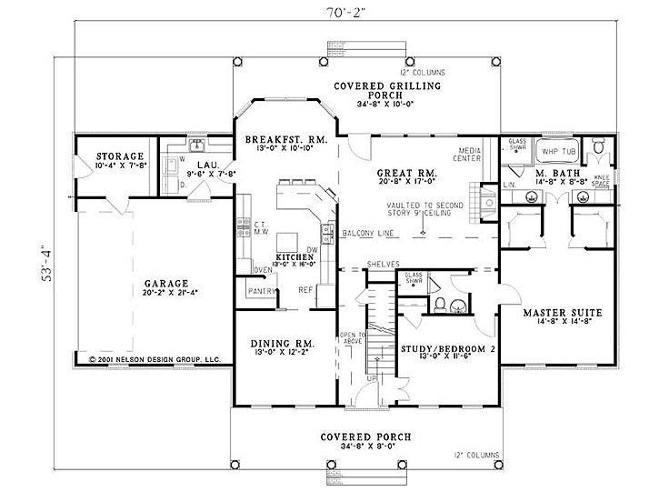1st Floor Plan, 025H-0124