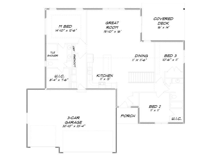 Floor Plan, 083H-0006