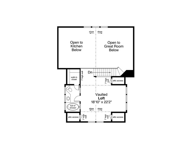 2nd Floor Plan, 051H-0368