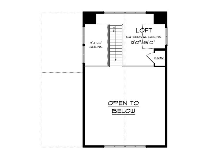 2nd Floor Plan, 020H-0477
