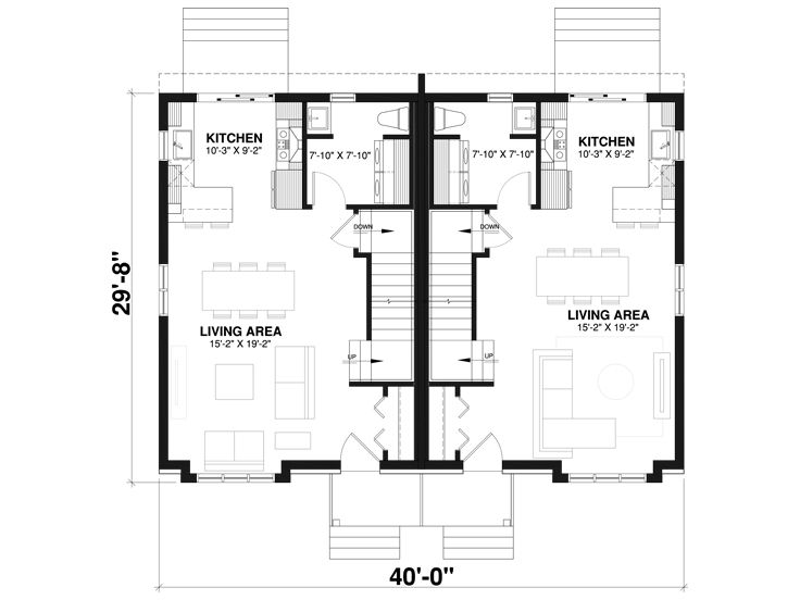 1st Floor Plan, 027M-0010