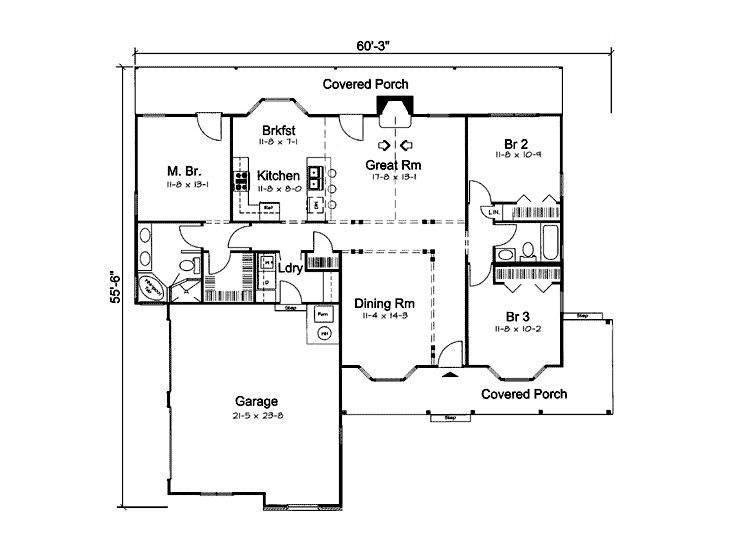 Floor Plan, 047H-0034