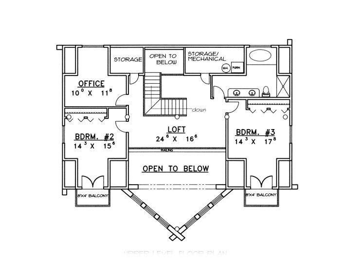 2nd Floor Plan, 012L-0049