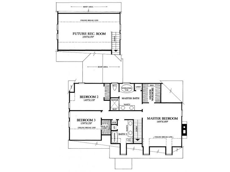 2nd Floor Plan, 063H-0085