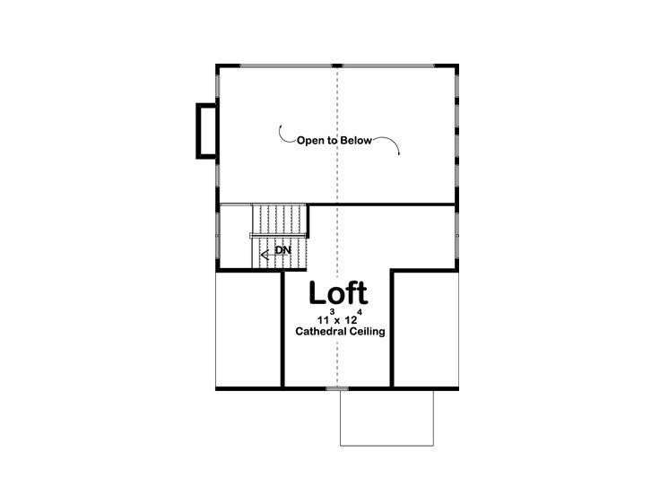 2nd Floor Plan, 050H-0130 