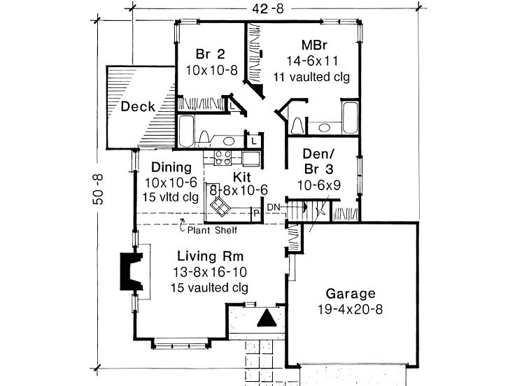 Floor Plan, 022H-0003
