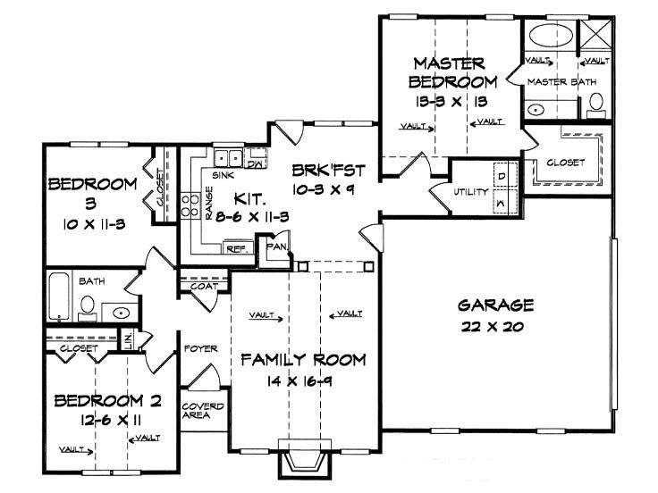 Floor Plan, 019H-0042